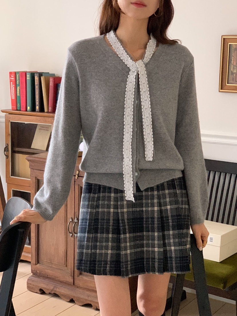 OVE韓國直郵女裝新款24秋冬熱賣時尚人氣真品休閑推薦毛衣開衫OVE毛衣