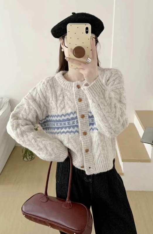 LIKE A東大門代購女士新品休閑真品時尚熱賣職業人氣針織衫LIKE A針織衫圖色2
