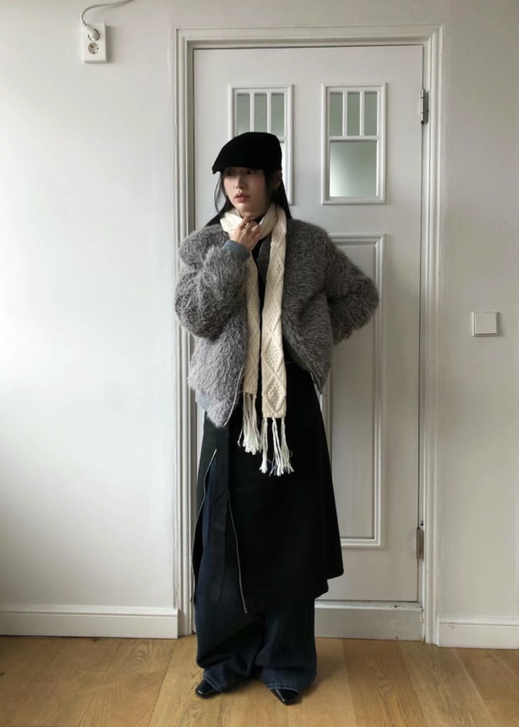 MONMOUTH東大門代購女士新款休閑推薦熱賣職業時尚24秋冬夾克MONMOUTH夾克