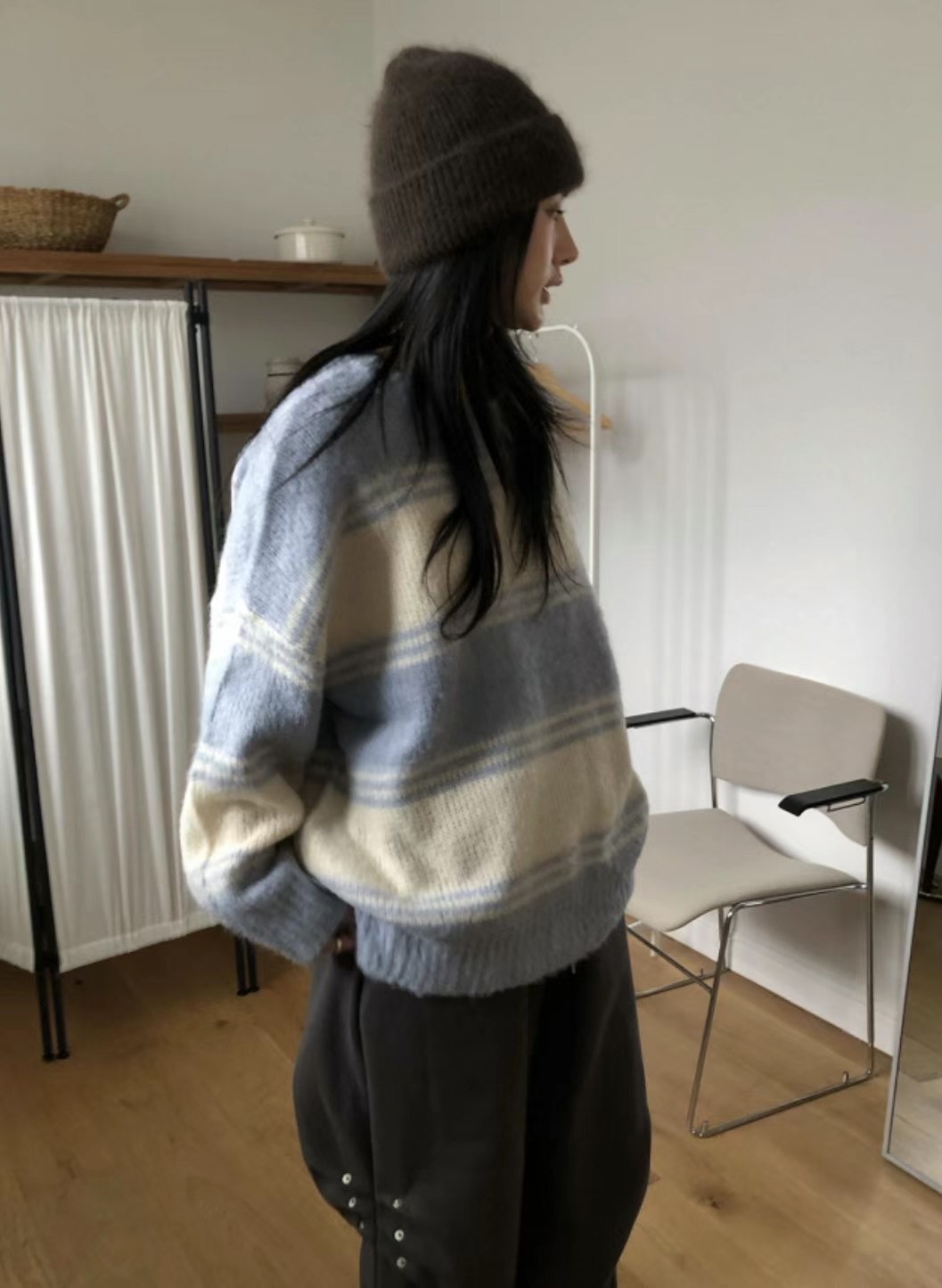 MONMOUTH東大門代購女裝新品人氣職業熱賣推薦休閑時尚毛衣MONMOUTH毛衣