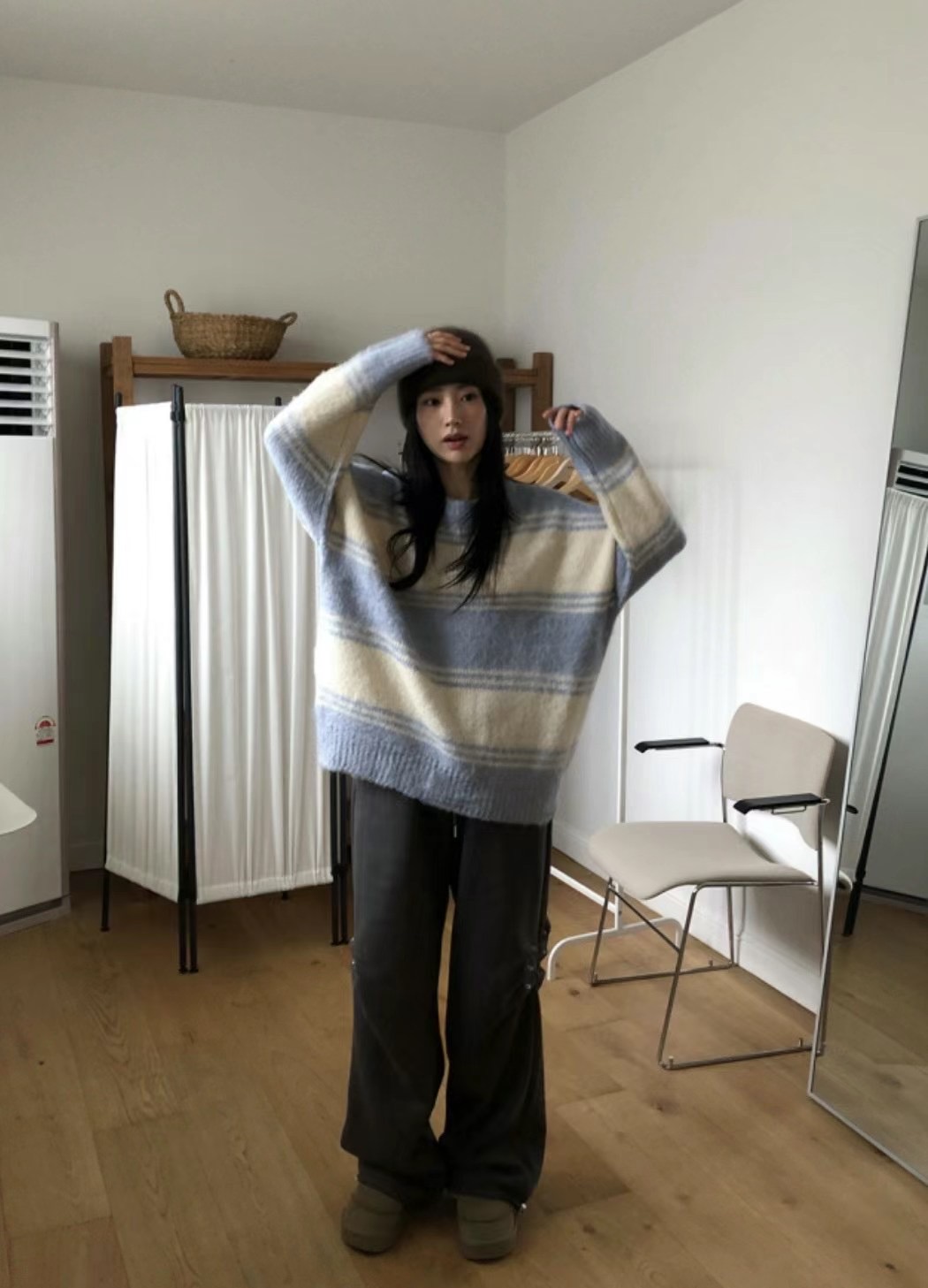 MONMOUTH東大門代購女裝新品人氣職業熱賣推薦休閑時尚毛衣MONMOUTH毛衣