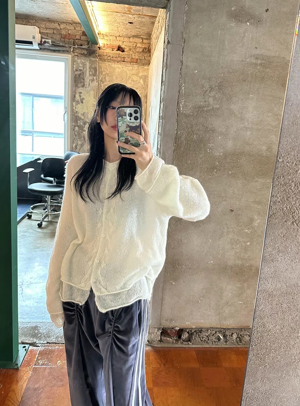 MONMOUTH韓國代購女裝新款推薦人氣真品休閑時尚熱賣針織衫MONMOUTH針織衫
