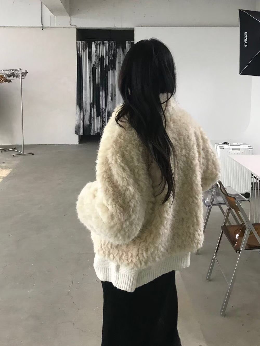 MADE東大門實拍女裝新款人氣休閑時尚推薦24秋冬熱賣短款大衣MADE短款大衣