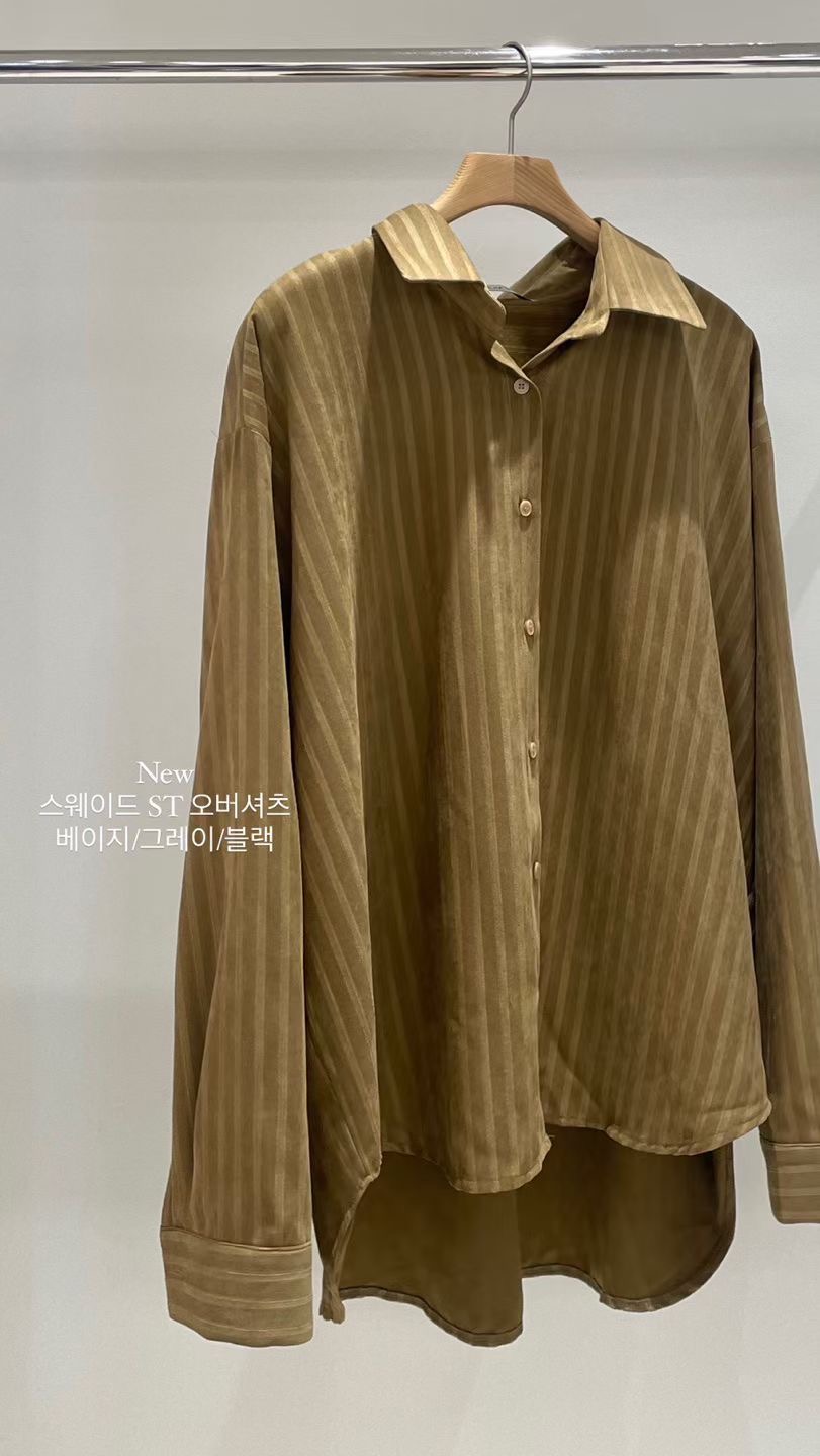 MADE韓國直郵女裝新品人氣真品職業時尚休閑熱賣襯衫蕾絲衫MADE襯衫/蕾絲衫圖色1