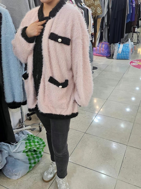 DODO東大門直郵女士新品休閑真品職業推薦人氣時尚針織衫開衫DODO針織衫圖色3