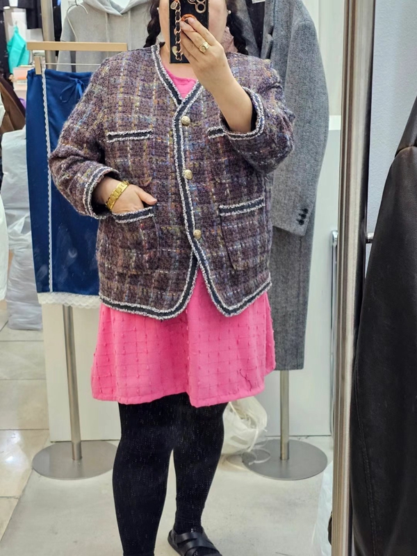 DODO東大門直郵女裝新品職業人氣推薦真品熱賣夾克花呢流蘇DODO夾克