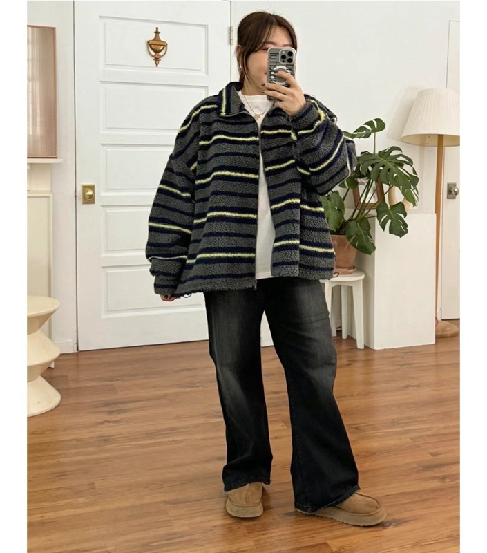 REALBLACK韓國直郵女裝新款推薦真品24秋冬休閑人氣時尚夾克REALBLACK夾克