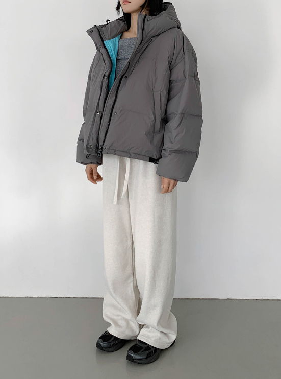 BE_LLE韓國代購女士新品熱賣人氣時尚休閑短款羽絨服填充鵝絨BE_LLE短款羽絨服