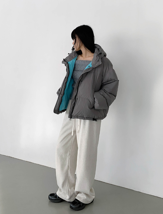 BE_LLE韓國代購女士新品熱賣人氣時尚休閑短款羽絨服填充鵝絨BE_LLE短款羽絨服