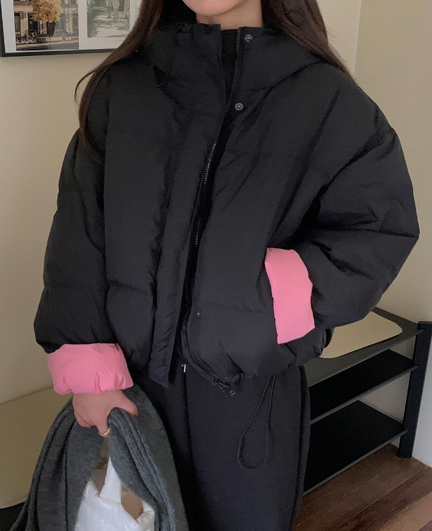 BE_LLE韓國代購女士新品熱賣人氣時尚休閑短款羽絨服填充鵝絨BE_LLE短款羽絨服
