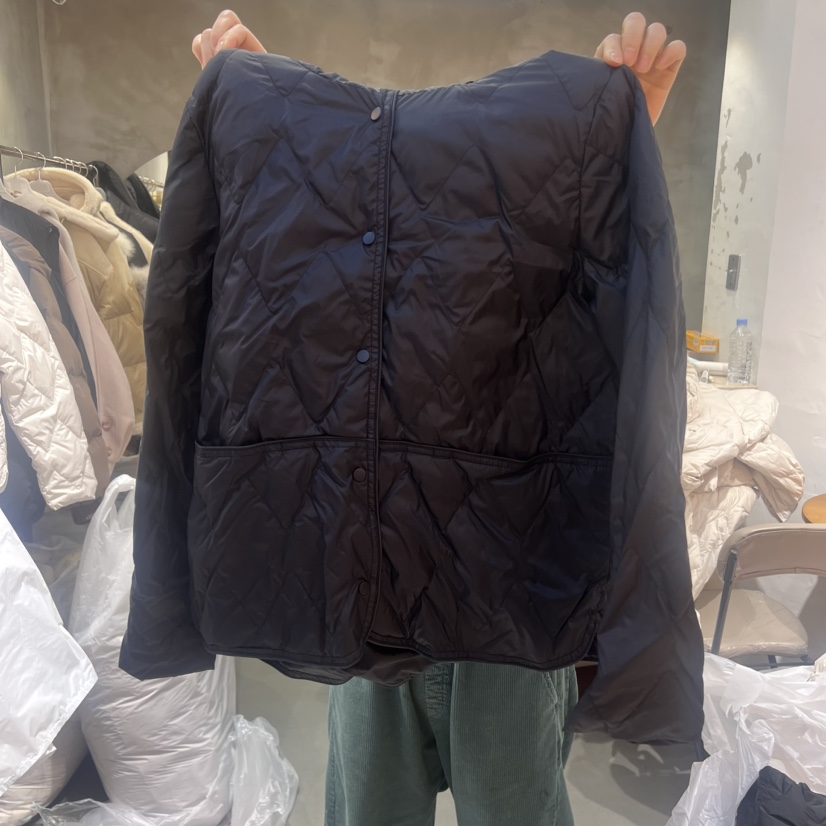 SIMPLE PARK/WMSTORY韓國直郵女裝新款推薦短款羽絨服兜帽絎縫SIMPLE PARK/WMSTORY短款羽絨服圖色3