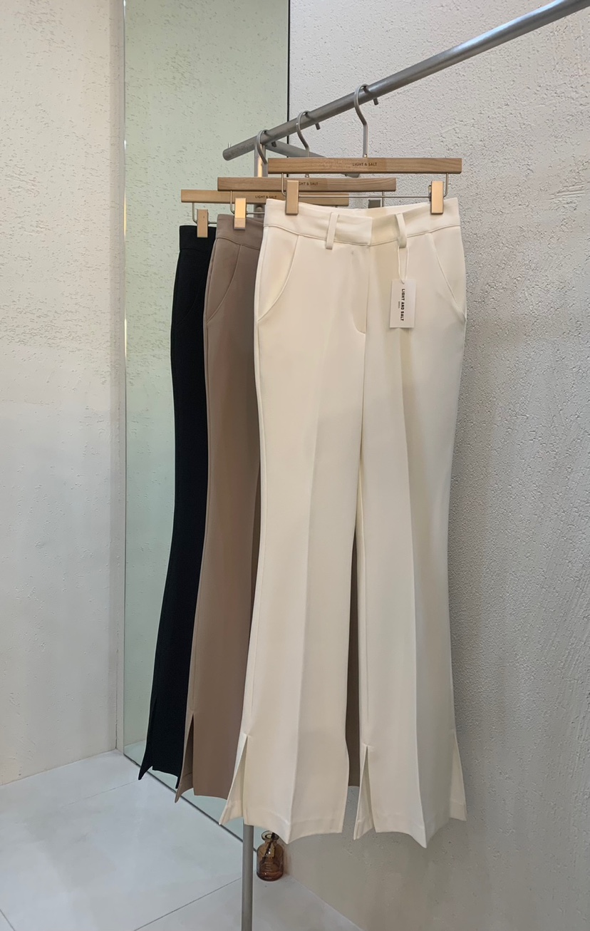 LIGHT AND SALT韓國直郵女士新品休閑時尚職業熱賣休閑褲LIGHT AND SALT休閑褲