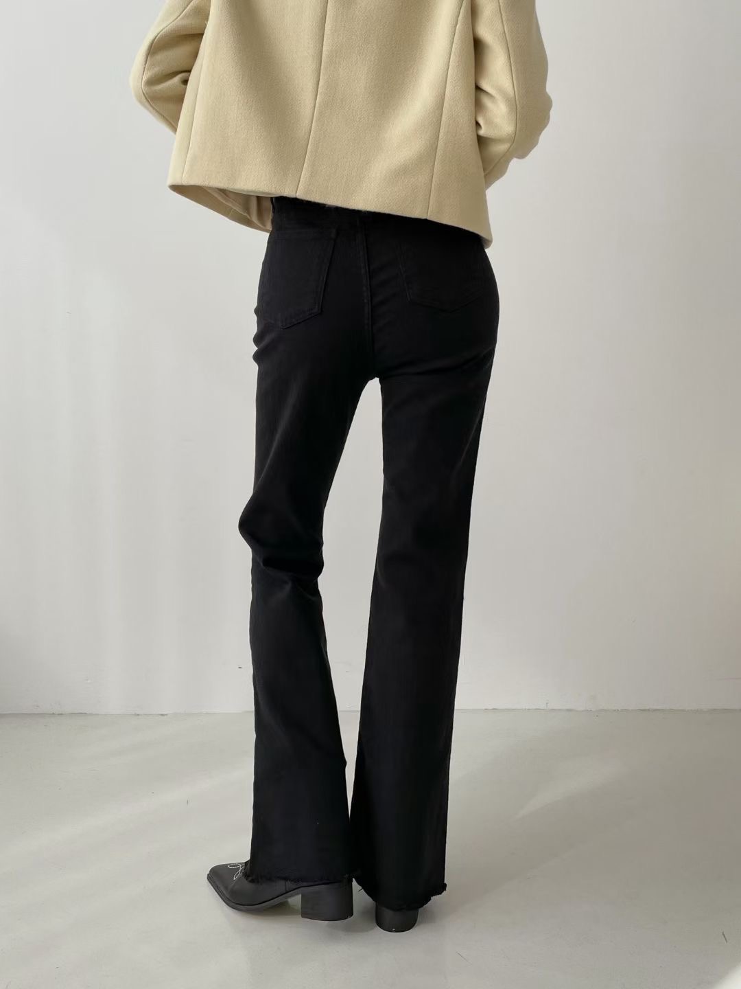 OH YEAH東大門實拍女裝新款人氣24秋冬時尚推薦牛仔褲拉絨OH YEAH牛仔褲