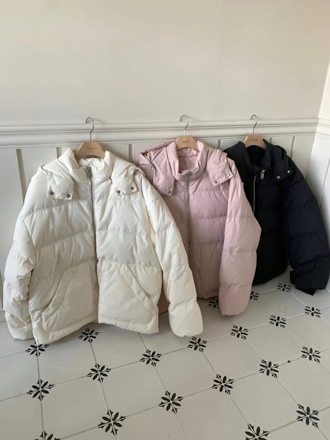 ROOM.698韓國代購女裝新款24秋冬休閑推薦職業短款羽絨服鴨絨ROOM.698短款羽絨服