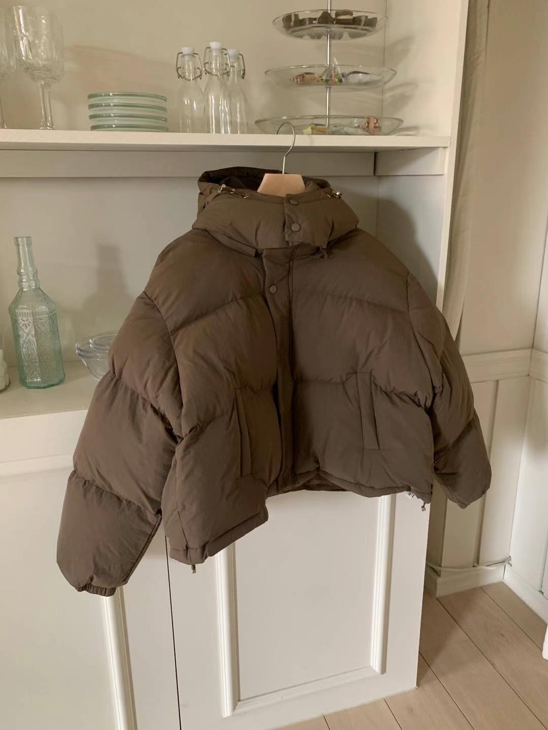 ROOM.698韓國代購女士新品職業熱賣推薦24秋冬短款棉服可拆卸ROOM.698短款棉服圖色3