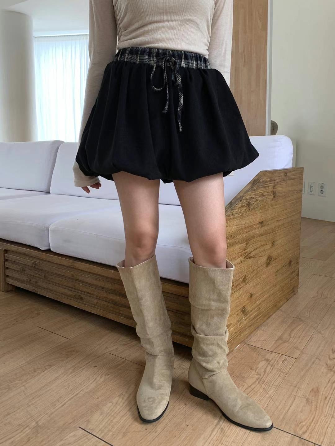 ROOM.698韓國代購女士新款休閑人氣推薦真品熱賣職業短裙格紋ROOM.698短裙圖色2