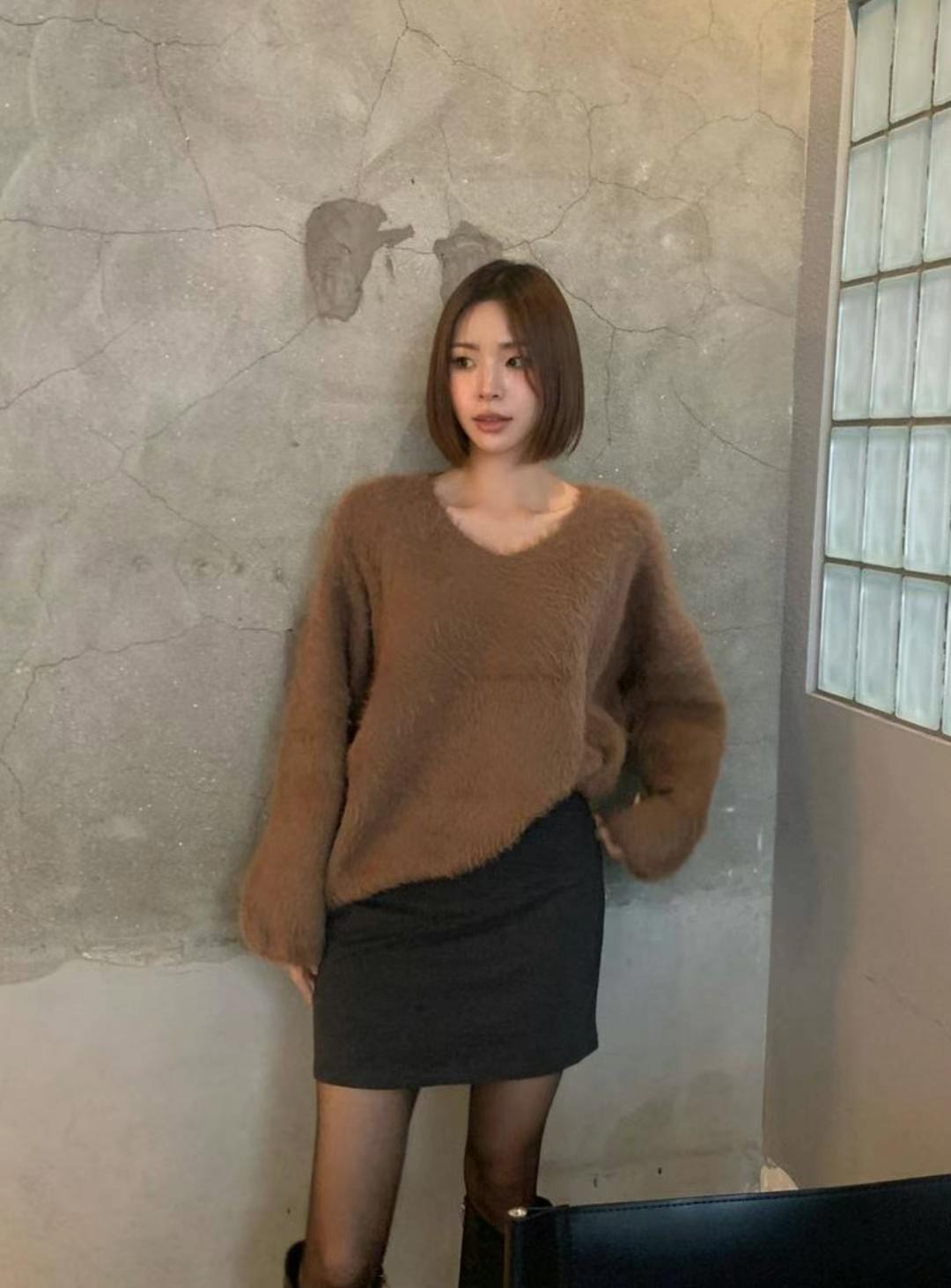 ROOM.698東大門代購女士新品推薦24秋冬人氣熱賣職業針織衫ROOM.698針織衫圖色4