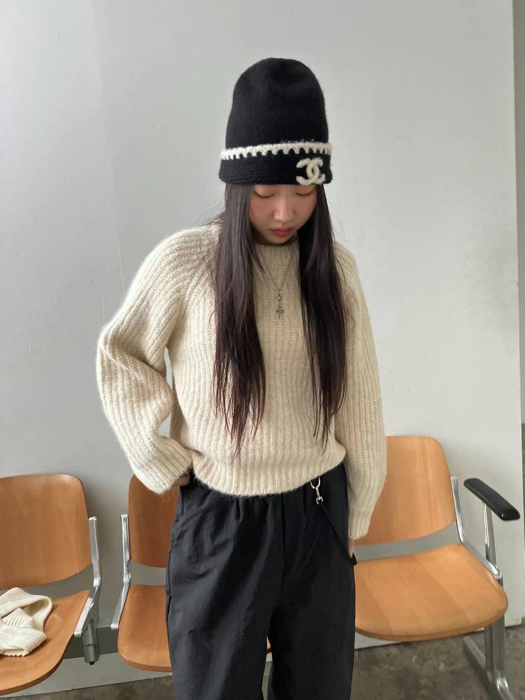 REGULAR韓國代購女士新款24秋冬休閑人氣時尚推薦熱賣毛衣羊毛REGULAR毛衣