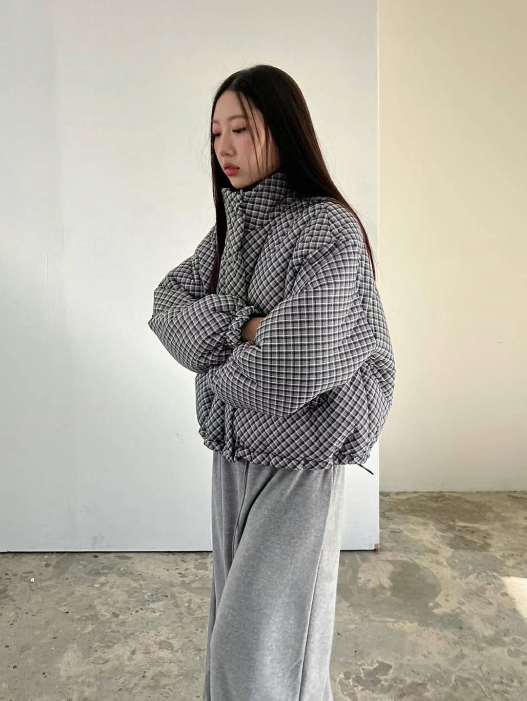 REGULAR韓國直郵女裝新品真品職業休閑24秋冬人氣短款棉服填充REGULAR短款棉服