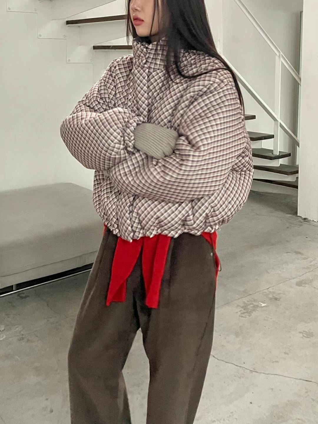 REGULAR韓國直郵女裝新品真品職業休閑24秋冬人氣短款棉服填充REGULAR短款棉服