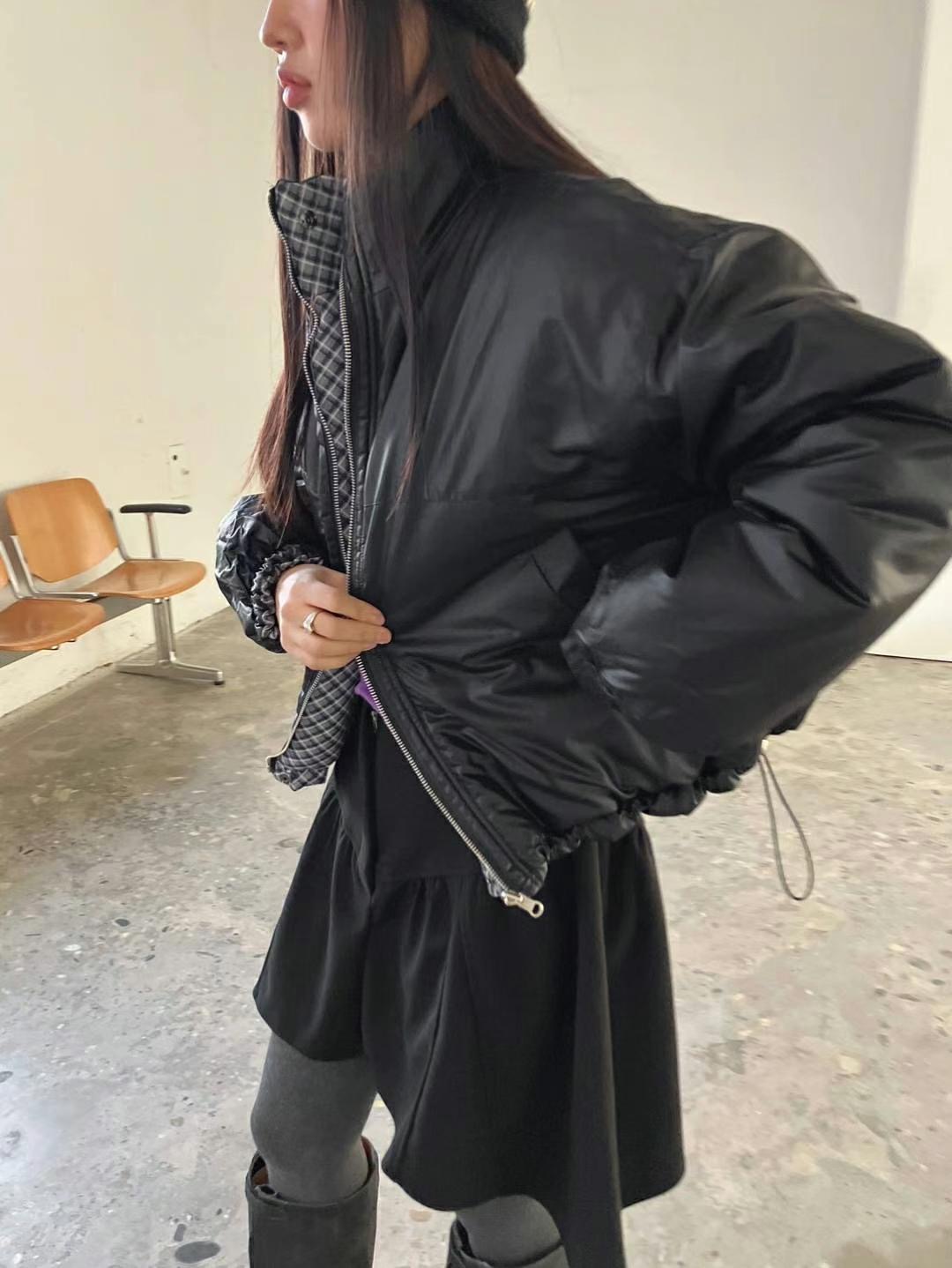 REGULAR韓國直郵女裝新品真品職業休閑24秋冬人氣短款棉服填充REGULAR短款棉服