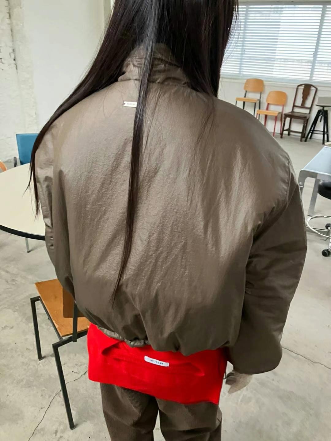 REGULAR韓國直郵女裝新品真品職業休閑24秋冬人氣短款棉服填充REGULAR短款棉服