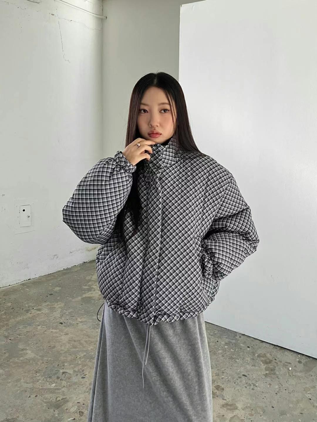 REGULAR韓國直郵女裝新品真品職業休閑24秋冬人氣短款棉服填充REGULAR短款棉服
