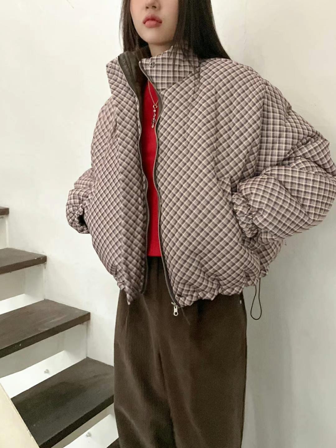 REGULAR韓國直郵女裝新品真品職業休閑24秋冬人氣短款棉服填充REGULAR短款棉服圖色2