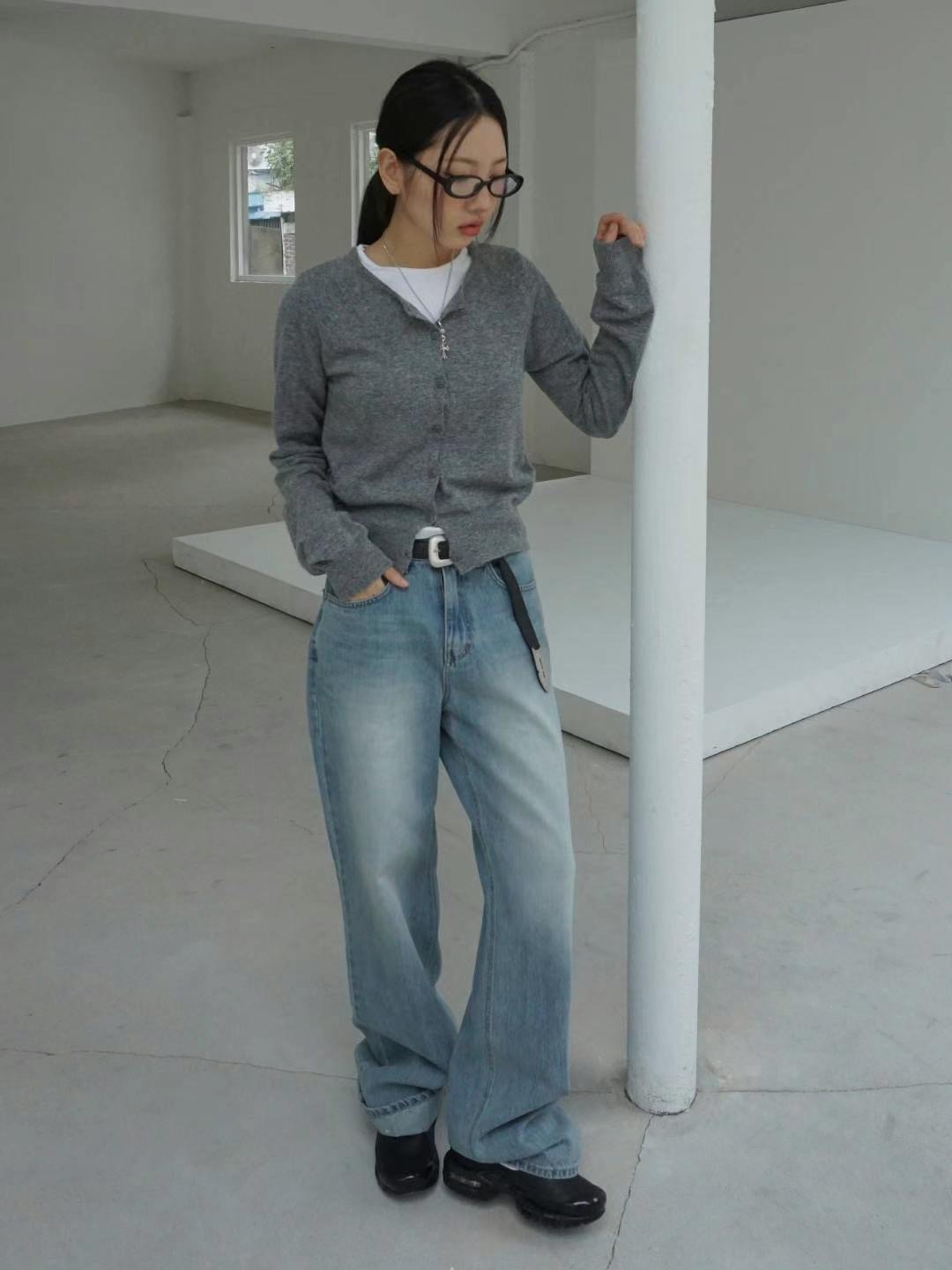 REGULAR東大門實拍女士新款熱賣真品時尚職業休閑推薦牛仔褲REGULAR牛仔褲