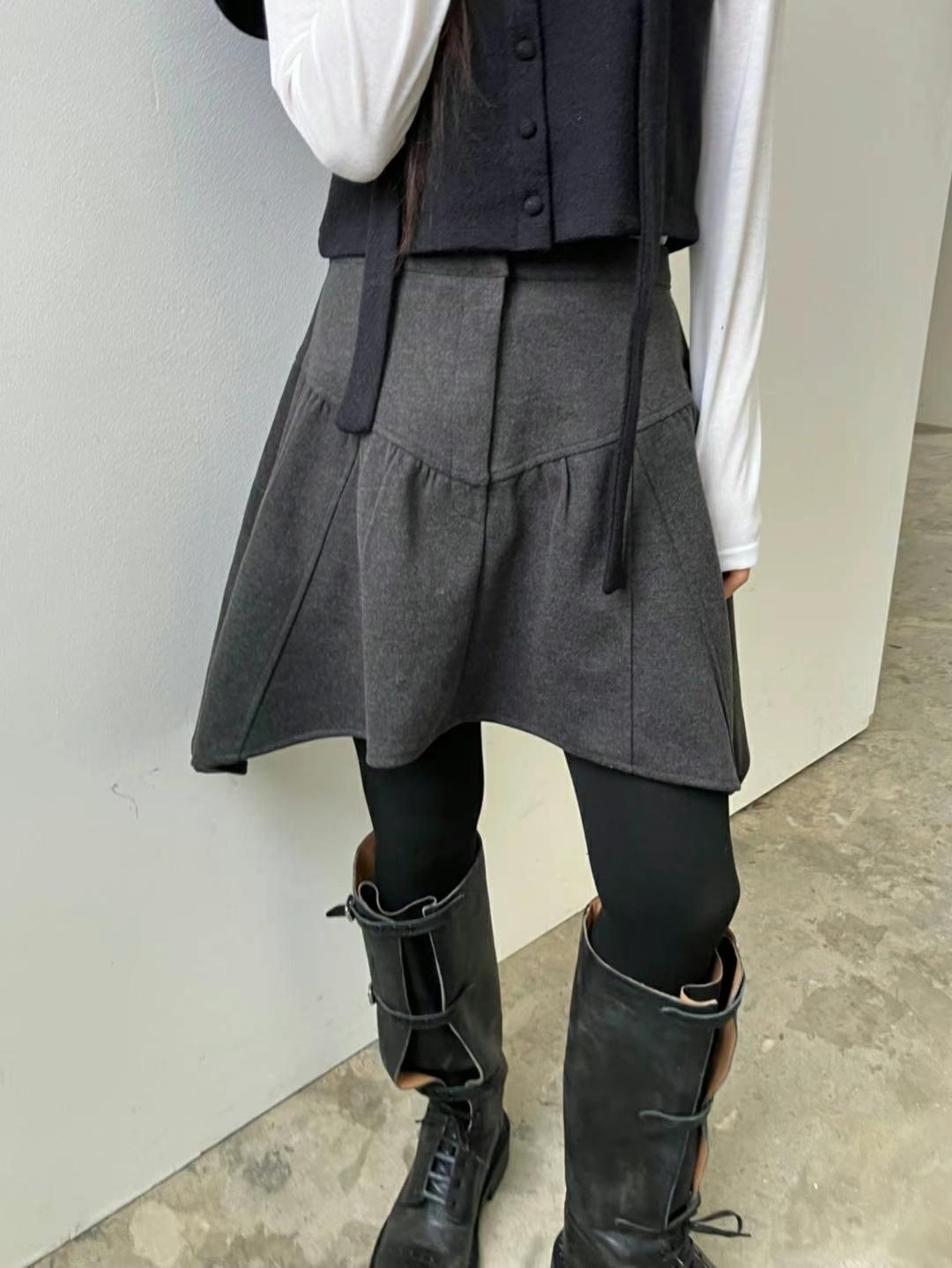 REGULAR韓國代購女士新款真品24秋冬熱賣休閑人氣職業時尚短裙REGULAR短裙