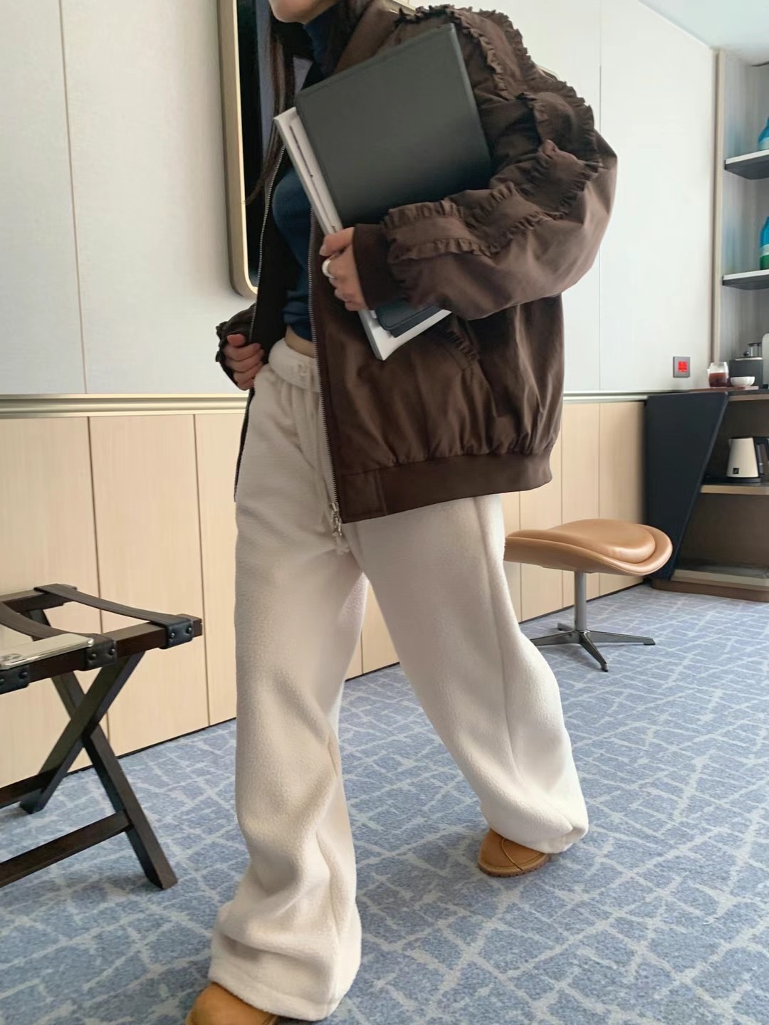 FORMAL韓國代購女裝新品24秋冬人氣熱賣真品推薦時尚休閑褲FORMAL休閑褲圖色1
