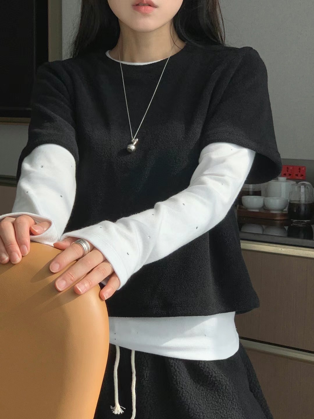 FORMAL韓國直郵女士新款24秋冬真品推薦熱賣職業人氣時尚T恤FORMALT恤圖色3