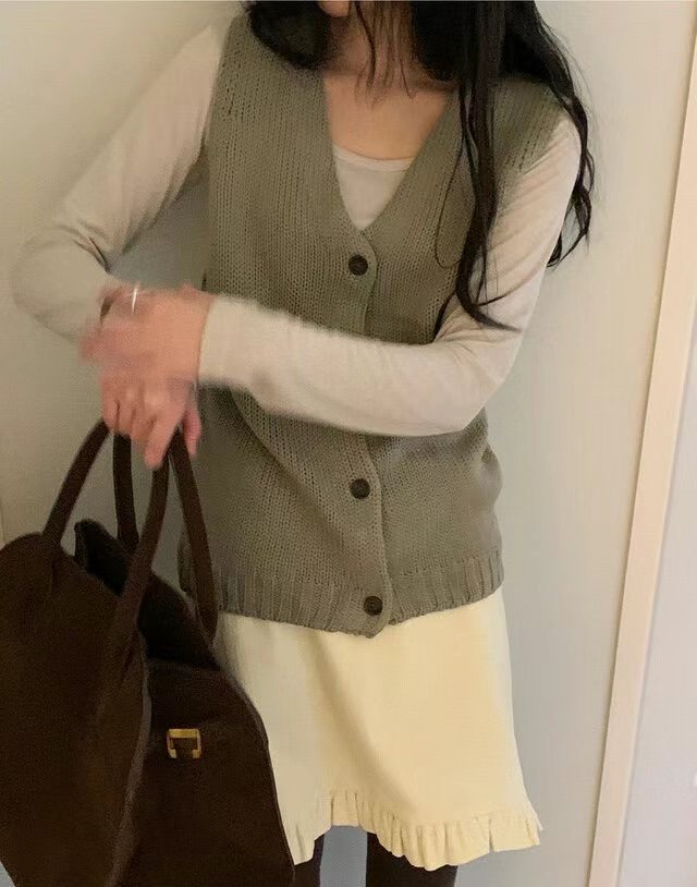 GENERATION韓國代購女裝新款真品時尚推薦24秋冬人氣熱賣馬甲GENERATION馬甲