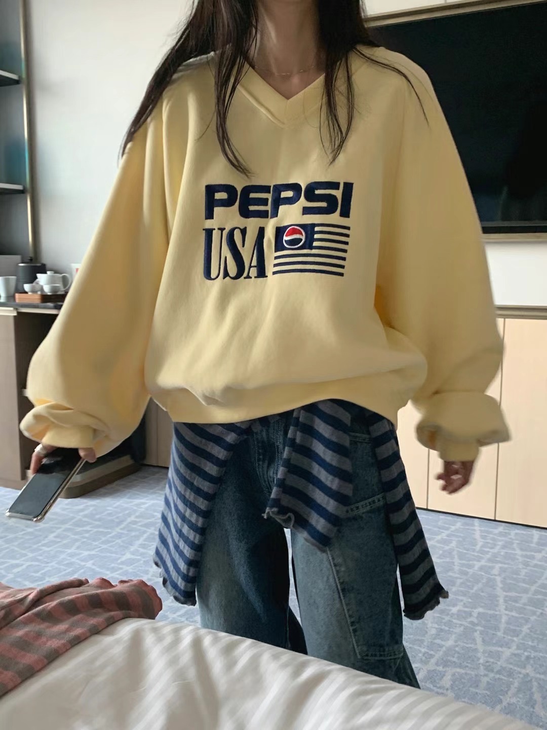 FORMAL東大門代購女士新品熱賣職業24秋冬人氣時尚休閑衛衣FORMAL衛衣圖色1
