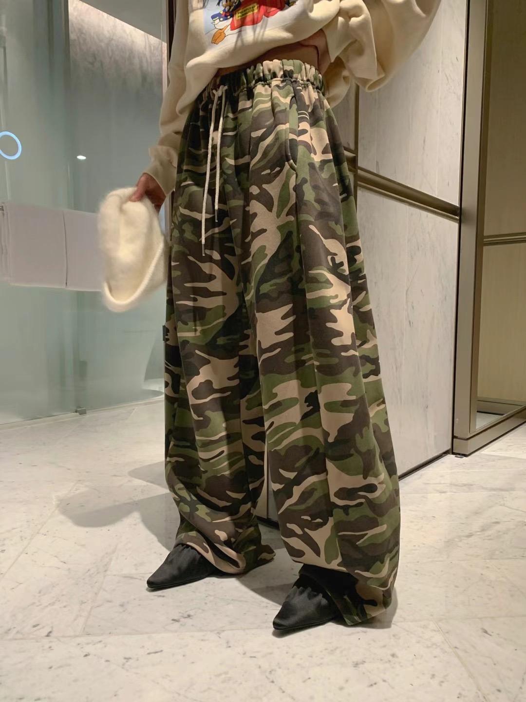 FORMAL東大門實拍女士新品真品時尚推薦職業休閑休閑褲迷彩FORMAL休閑褲