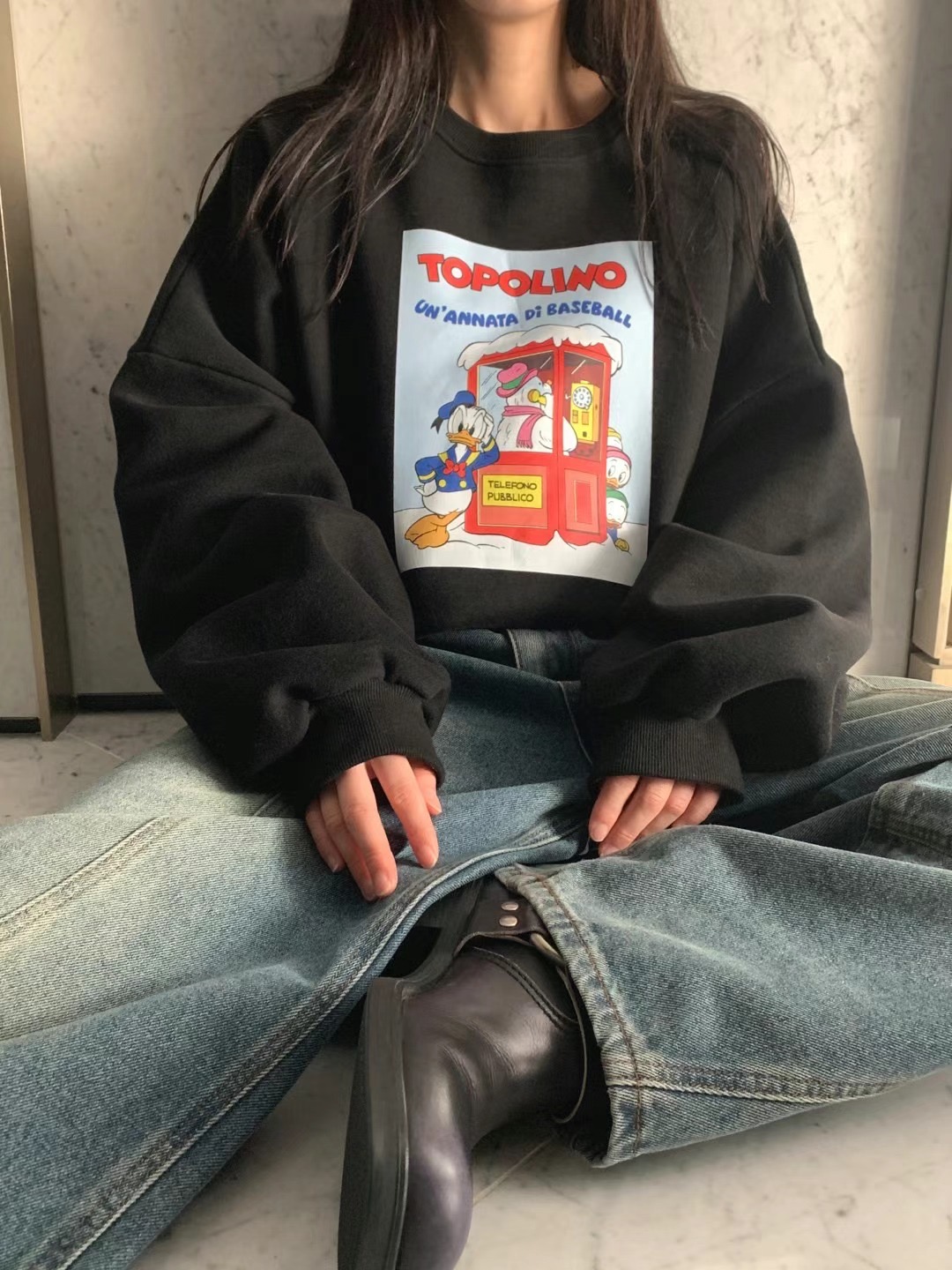 FORMAL東大門實拍女裝新款休閑時尚推薦熱賣職業24秋冬衛衣鴨FORMAL衛衣圖色3