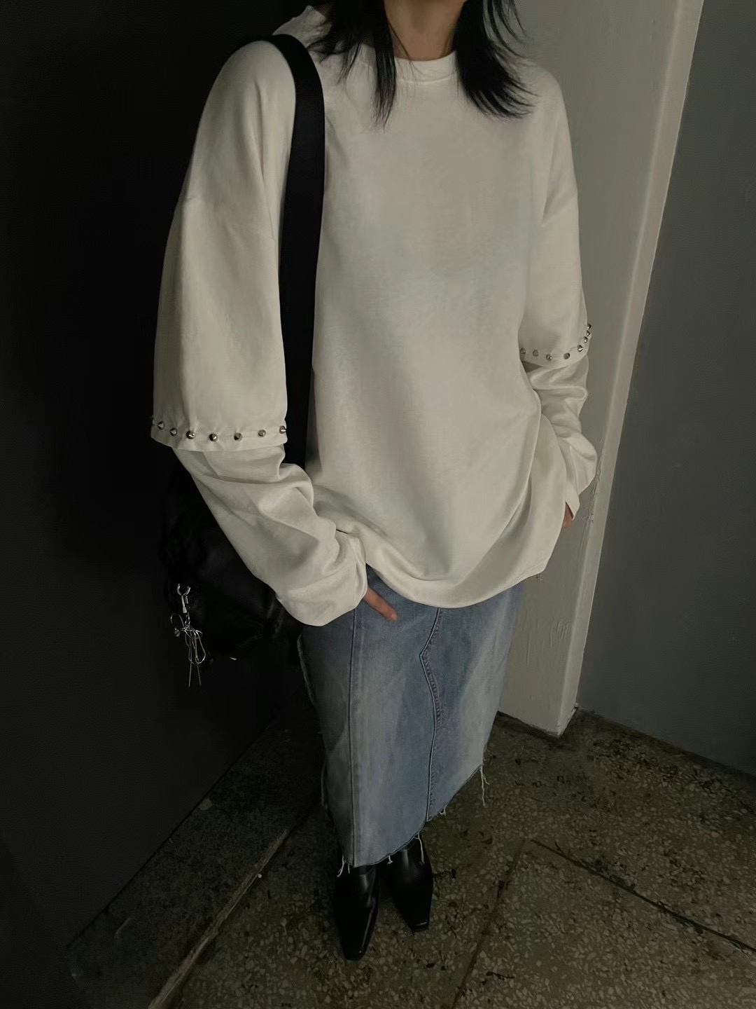 IACOCCA韓國代購女裝新品休閑時尚真品熱賣24秋冬職業長袖T恤IACOCCA長袖T恤