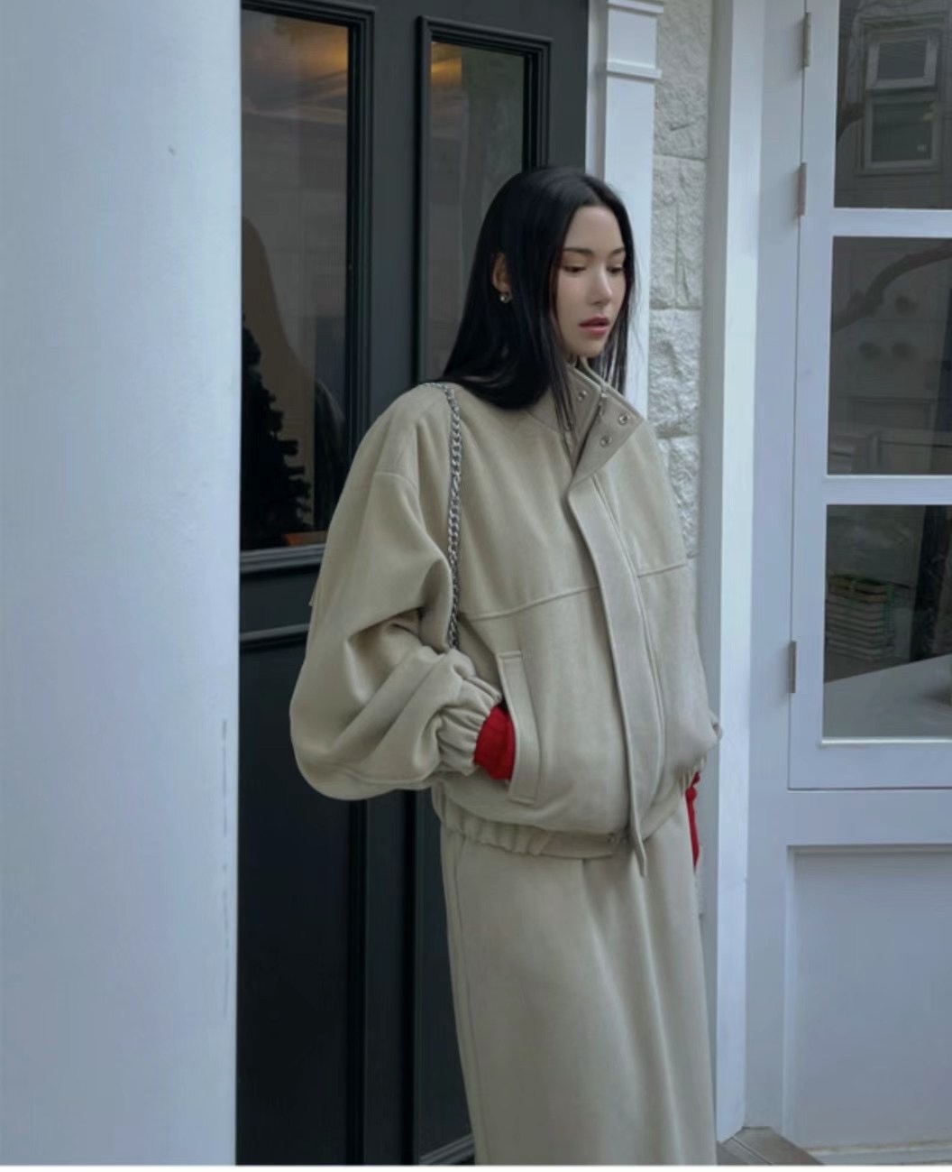 IACOCCA韓國代購女裝新品職業24秋冬真品推薦休閑人氣熱賣長裙IACOCCA長裙