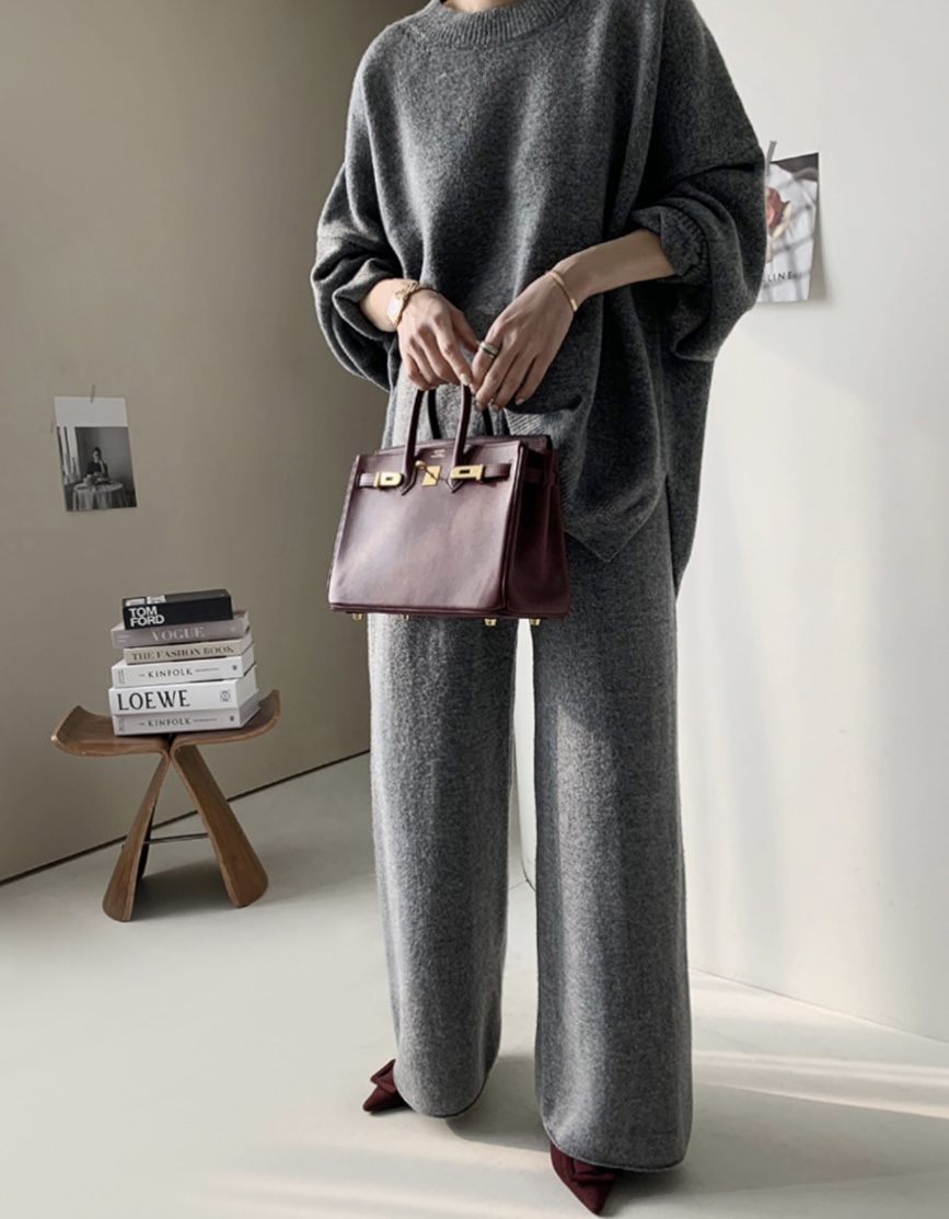 I BLLE韓國直郵女裝新品推薦真品熱賣時尚人氣24秋冬休閑褲I BLLE休閑褲