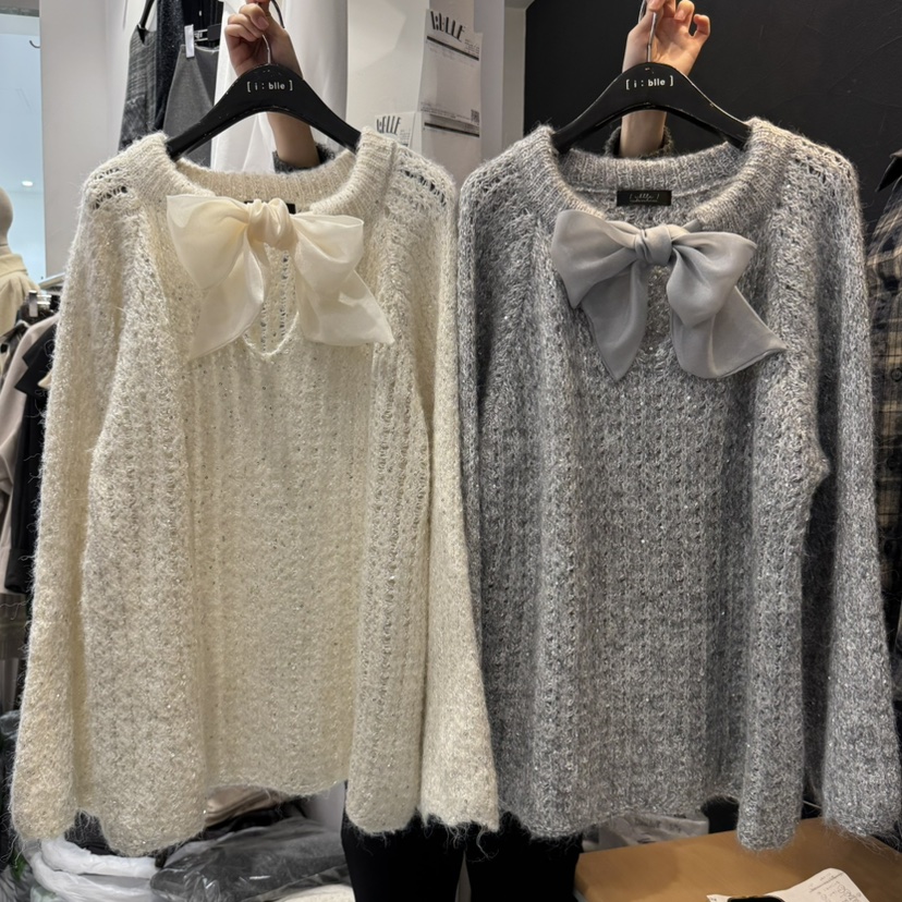I BLLE韓國直郵女裝新款時尚休閑職業24秋冬人氣熱賣針織衫I BLLE針織衫