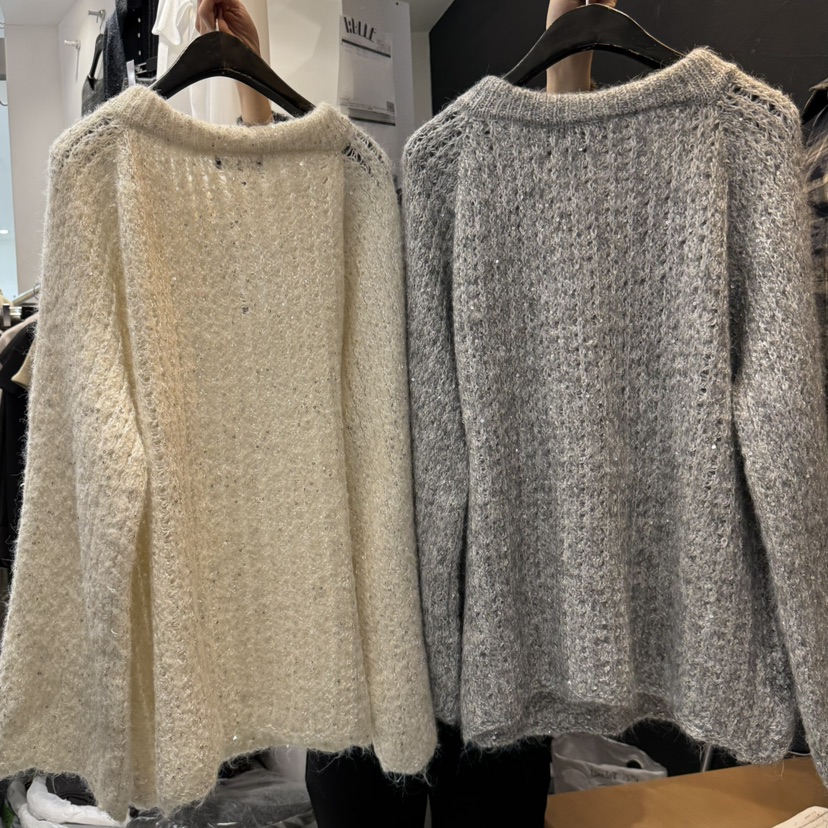 I BLLE韓國直郵女裝新款時尚休閑職業24秋冬人氣熱賣針織衫I BLLE針織衫圖色1左一色