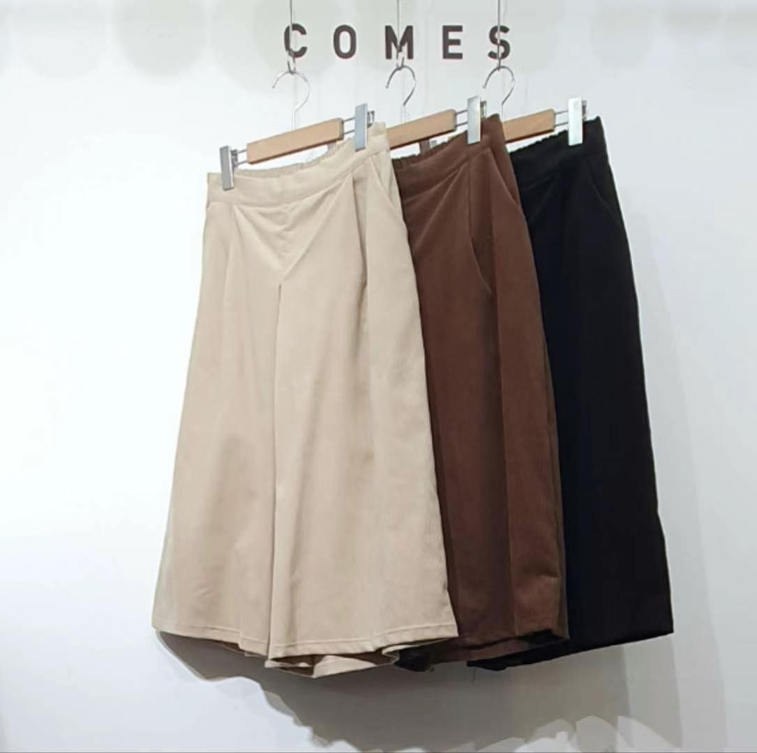 COMES-컴즈-OT東大門代購女裝新款推薦24秋冬休閑真品休閑褲COMES-ot休閑褲