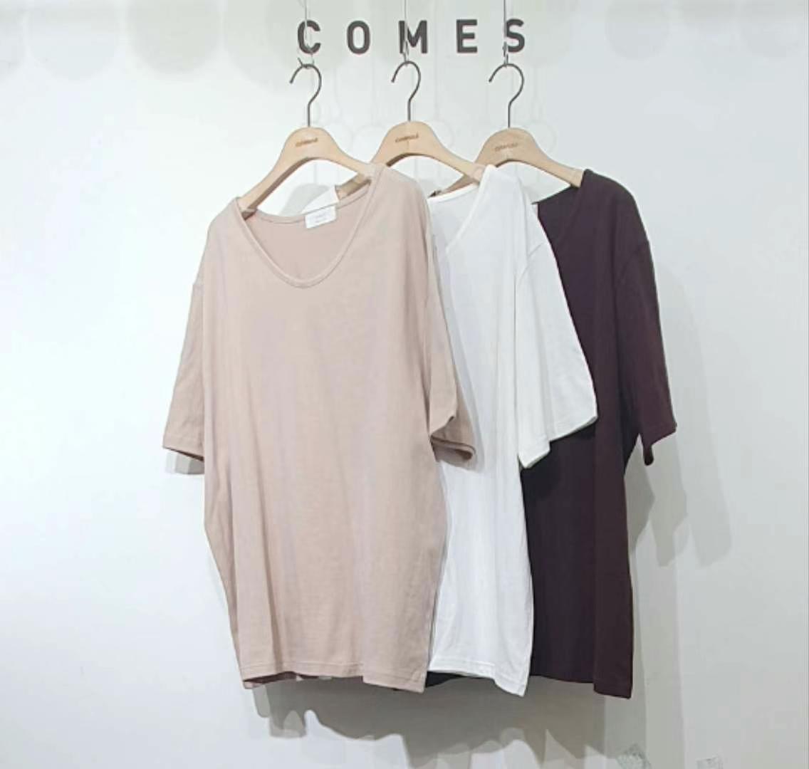 COMES-컴즈-OT東大門直郵女裝新款熱賣推薦24秋冬職業T恤COMES-otT恤
