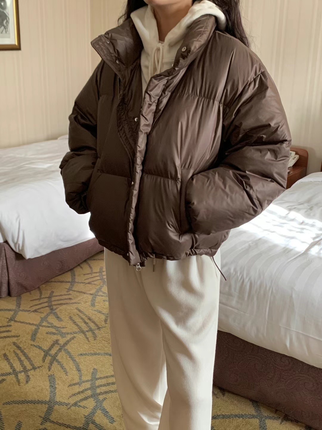 RATEL韓國直郵東大門代購女裝新款24秋冬職業熱賣推薦短款棉服RATEL短款棉服