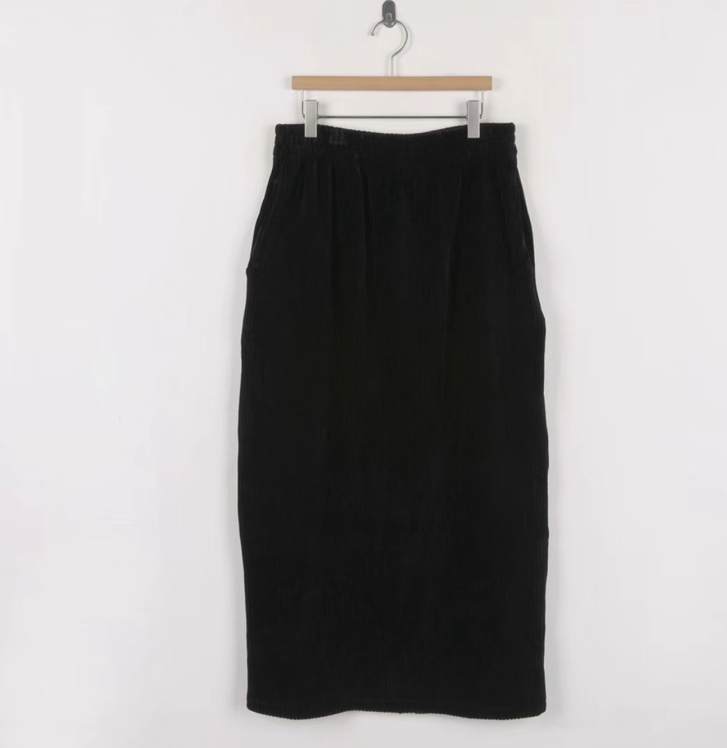 MARYKIM韓國直郵東大門代購女裝新品人氣24秋冬熱賣長裙天鵝絨MARYKIM長裙圖色2
