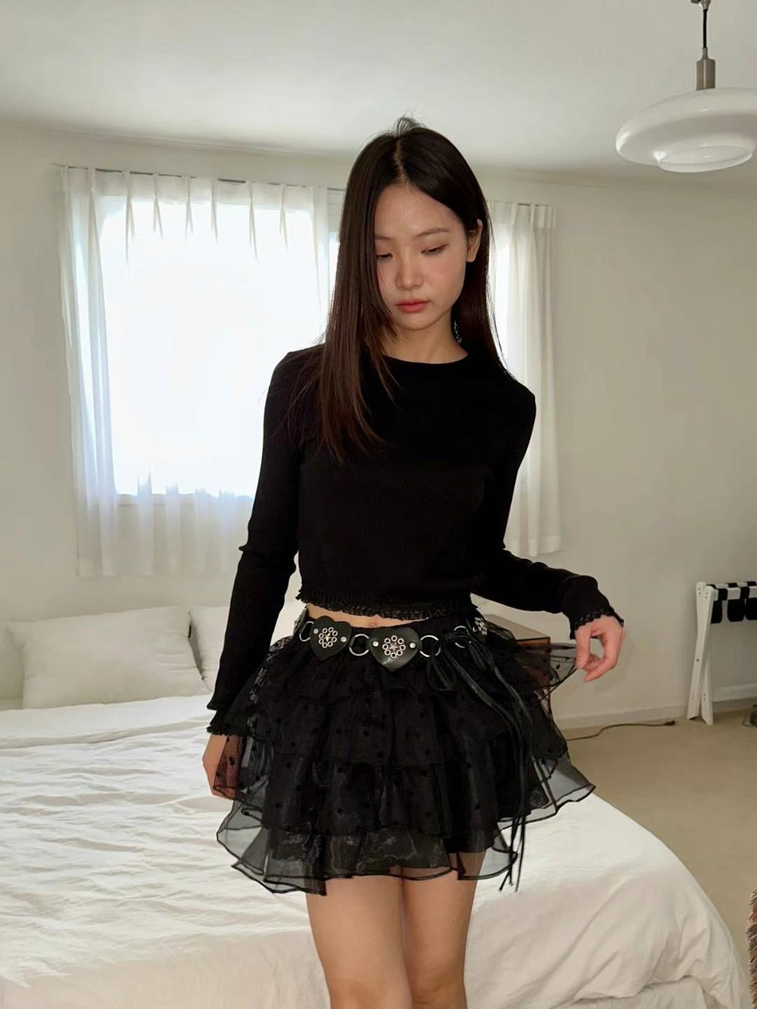 EXCUSE韓國直郵東大門實拍女裝新品人氣24秋冬推薦時尚短裙EXCUSE短裙