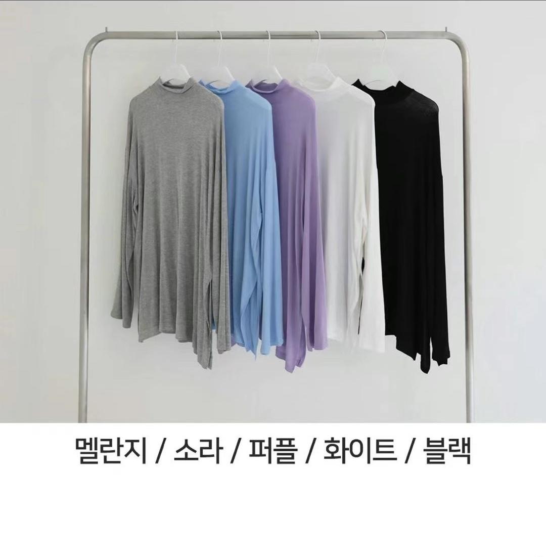 MARYKIM韓國直郵東大門代購女裝新品24秋冬熱賣人氣長袖T恤MARYKIM長袖T恤圖色2左二色