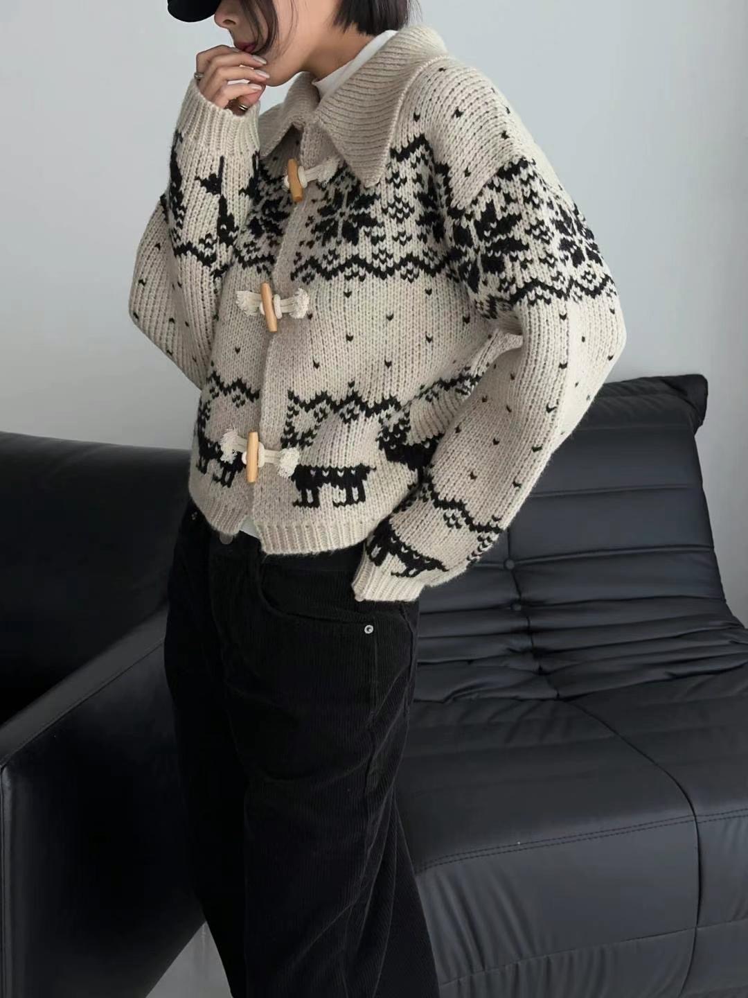 DOTNODI直郵韓國代購女裝新品人氣職業熱賣24秋冬推薦時尚毛衣DOTNODI毛衣