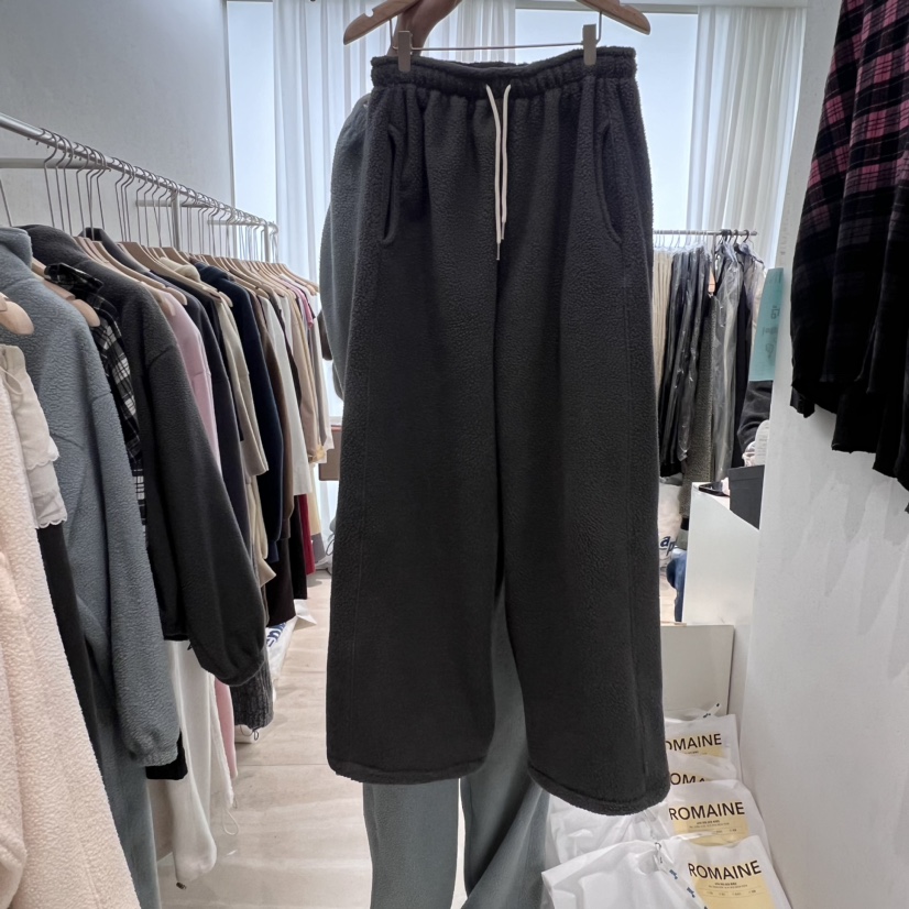 ROMAINE韓國直郵女裝新款職業時尚人氣24秋冬真品休閑褲羊毛ADDE休閑褲圖色4