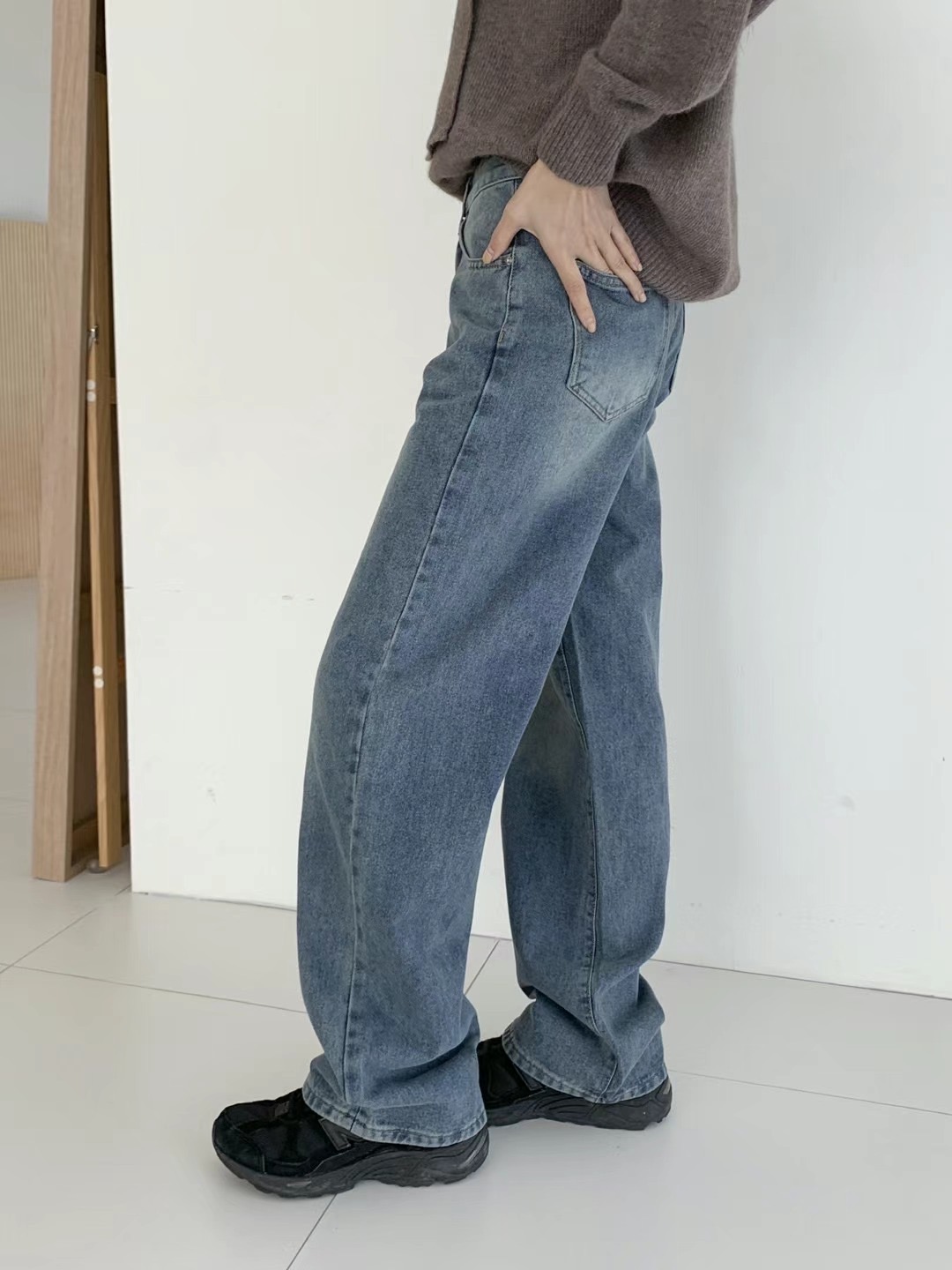 BLUE GIRL韓國直郵女裝新款推薦時尚職業人氣真品熱賣牛仔褲BLUE GIRL牛仔褲